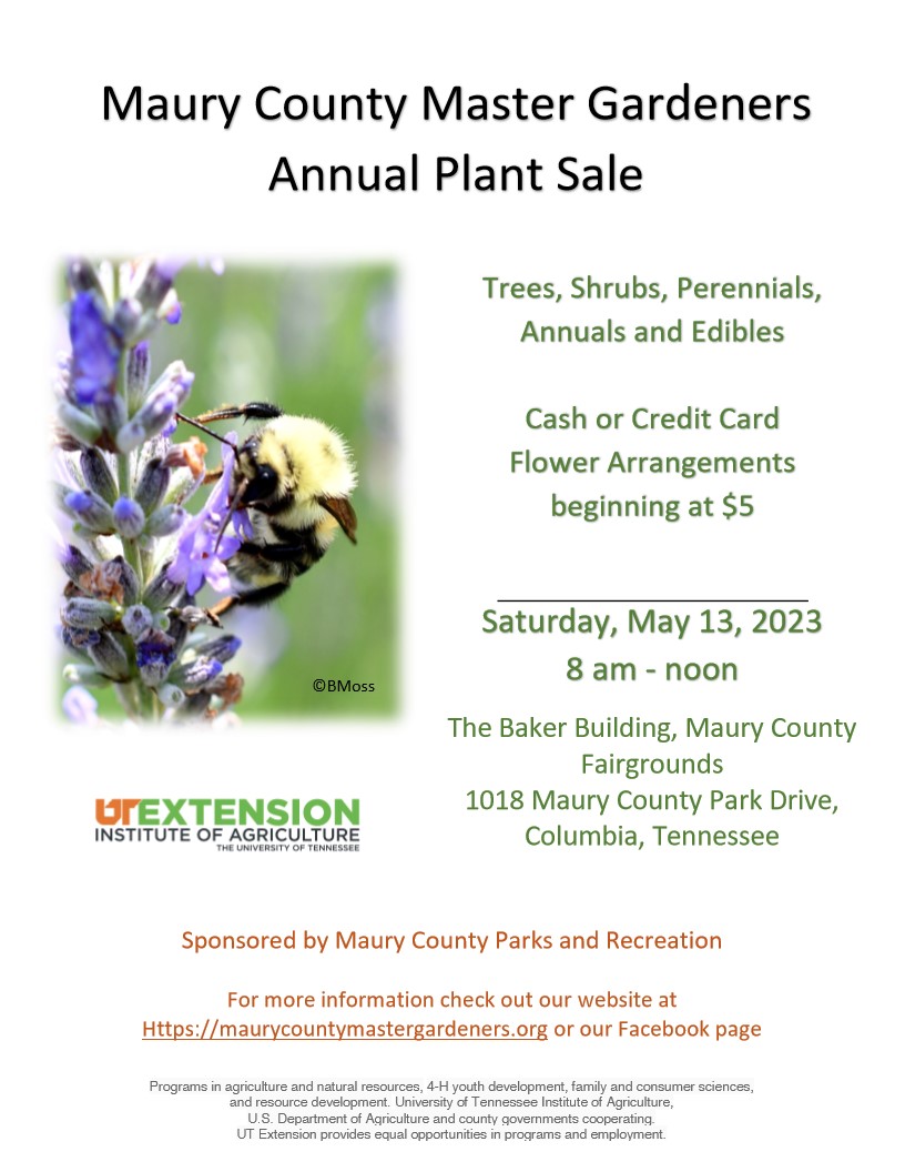 2023 Plant Sale Flyer
